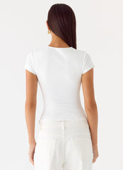 About You Top - White