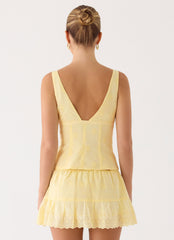 Aberley Skort - Yellow