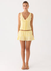 Aberley Top - Yellow